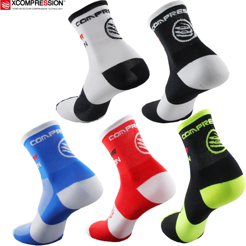 Sock Garter Men - 2017 Nieuwe Fiets Sokken Hoge Elastische