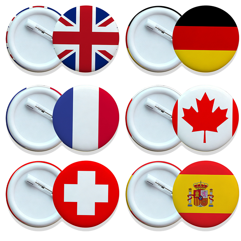 Tuxedo Lapel Pin - Europa Nationale Vlag Broche Frankrijk Polen