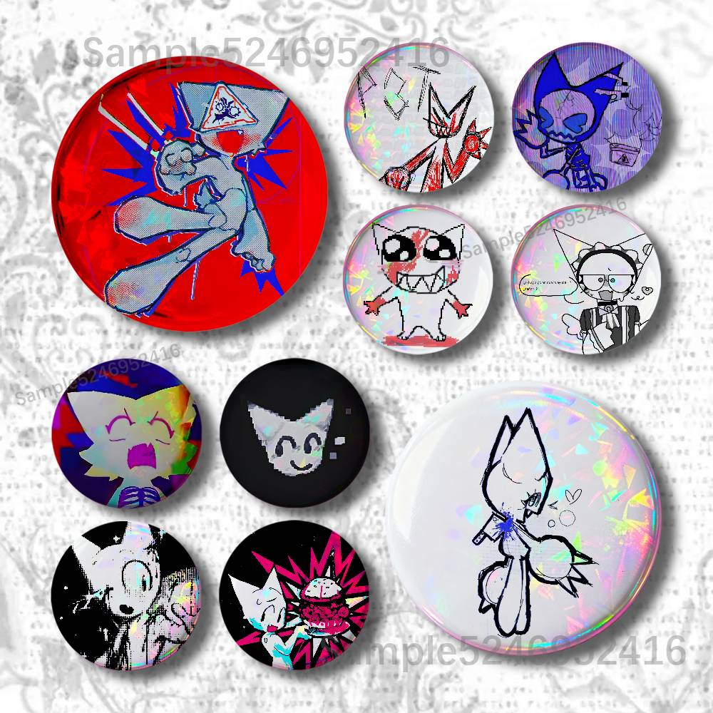 Tuxedo Lapel Pin - F-Femtanyl MAN BITTEN DOG Creature Button