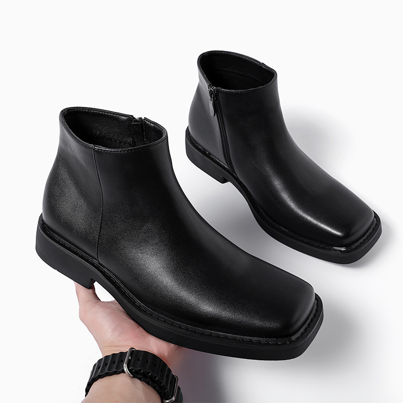 Luxe Mode Zwarte Heren Casual  - Men Formal Wear With Boots recensie en prijs