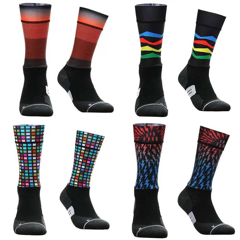 Levendige geometrische fietsso - Sock Garter Men recensie en prijs