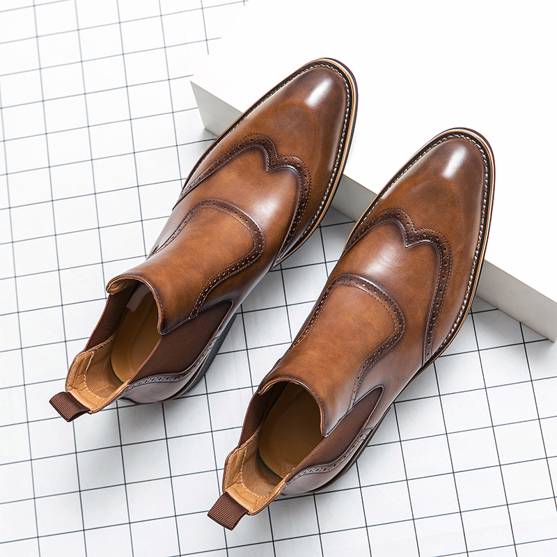 Britse Stijl Heren Mode Chelse - Men Formal Wear With Boots recensie en prijs