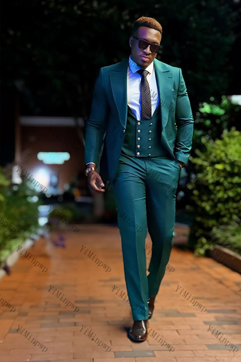 YiMinpwp Donkergroen Herenkost - Men Formal Wear Modern recensie en prijs