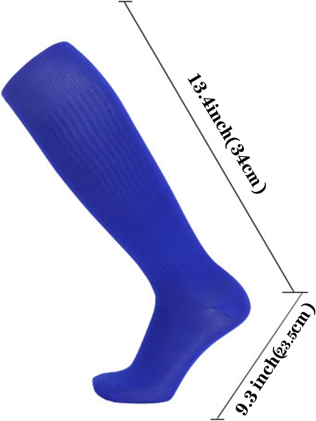 1 paar kniehoge katoenen voetb - Sock Garter Men recensie en prijs