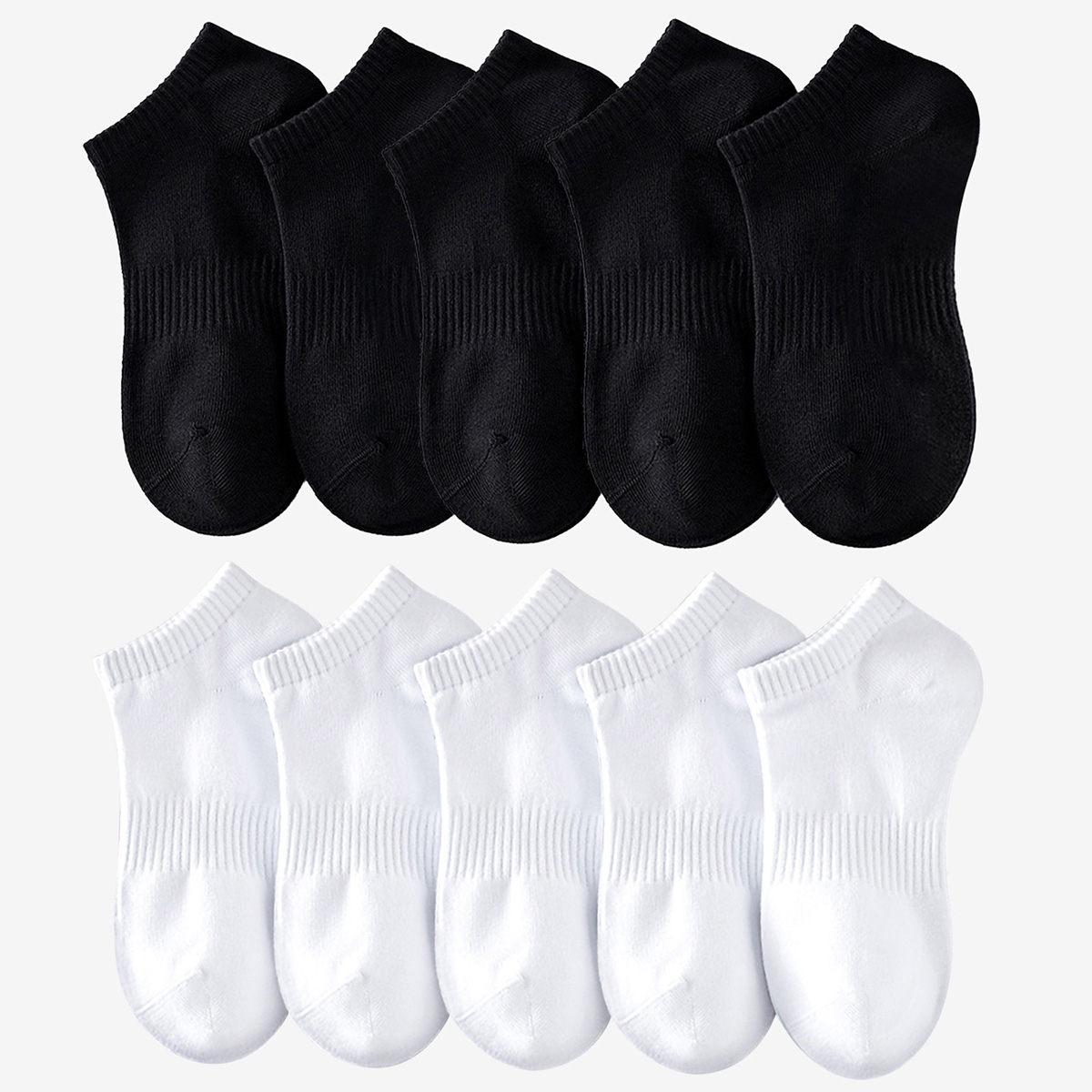 1/5 paar unisex wit en zwart d - Sock Garter Men recensie en prijs