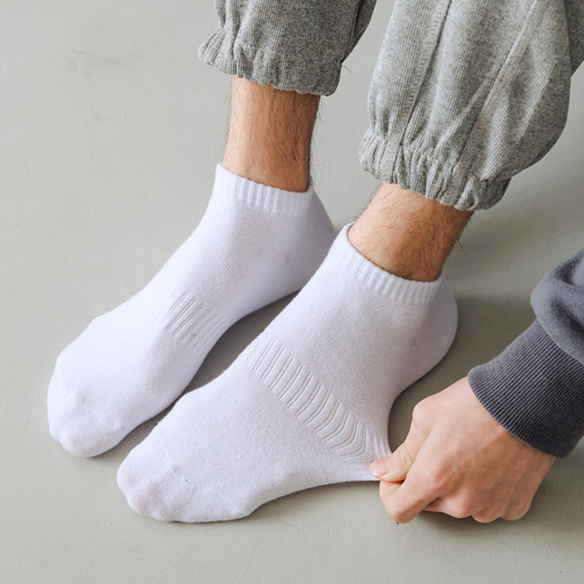 1/5 paar unisex wit en zwart d - Sock Garter Men recensie en prijs