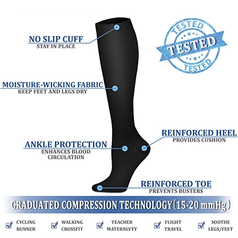 S-XXL Compressiesokken Heren D - Sock Garter Men recensie en prijs